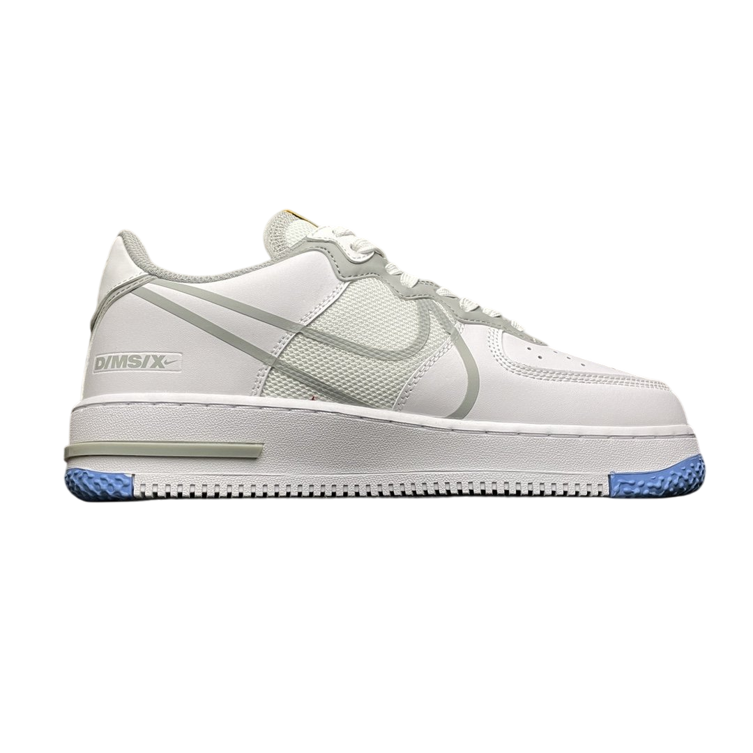 Nike Air Force 1 React SU White Light Smoke Grey (GS)