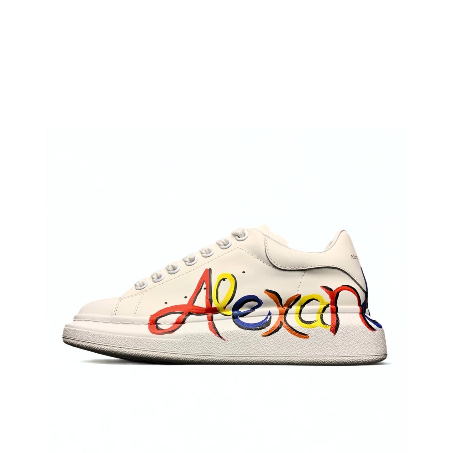 Alexander McQueen White Designer Sneakers