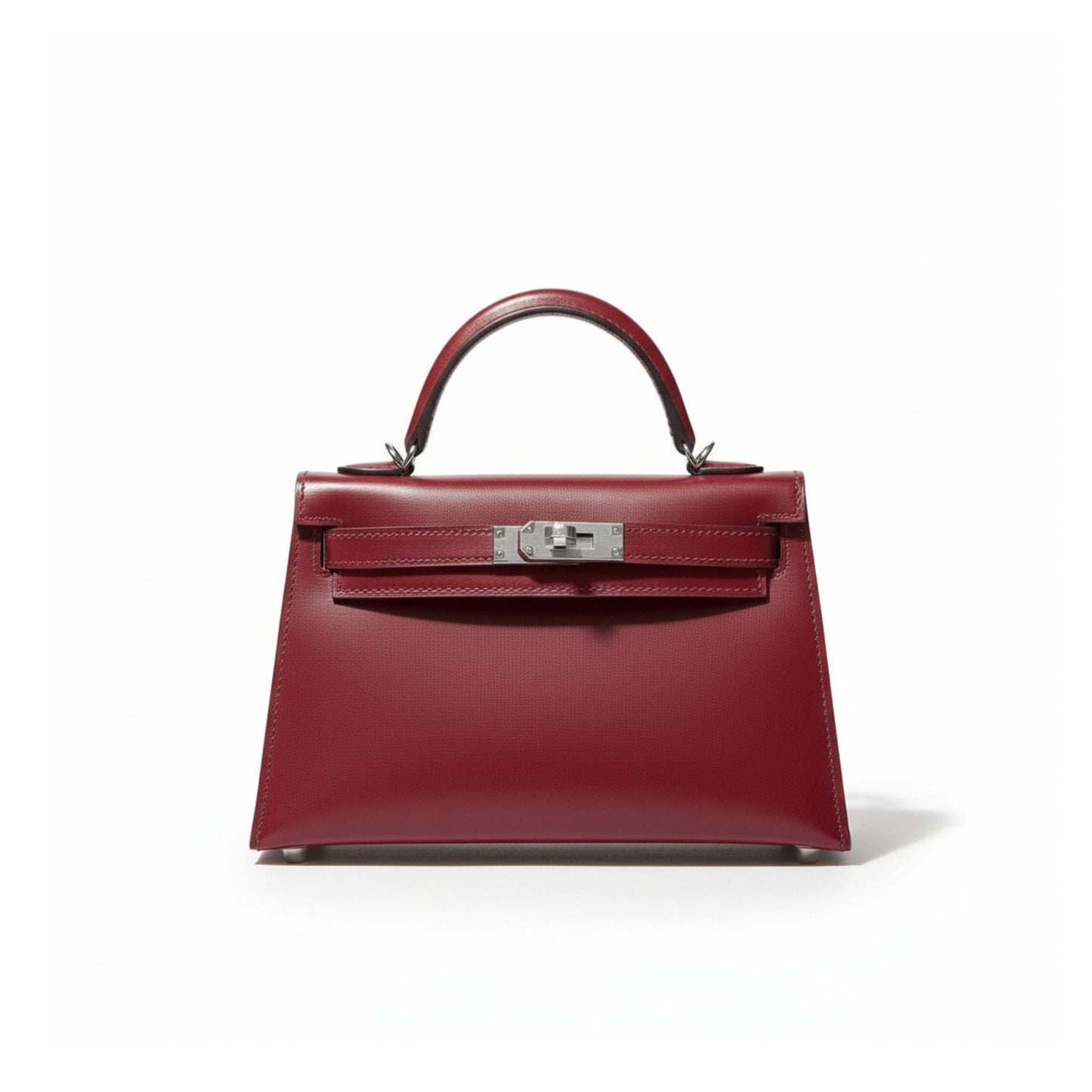 Hermès Kelly Bag Rouge H Box Leather