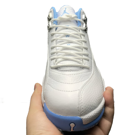 Nike Air Jordan 12 Retro Melo – Men’s Basketball Sneakers White/Blue