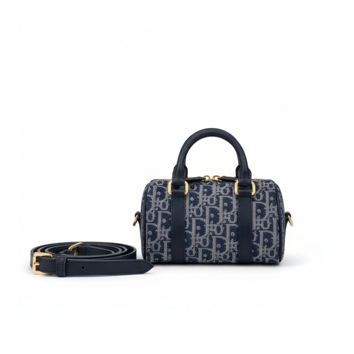 Groove 17 Nano Bag Blue Dior Oblique Jacquard