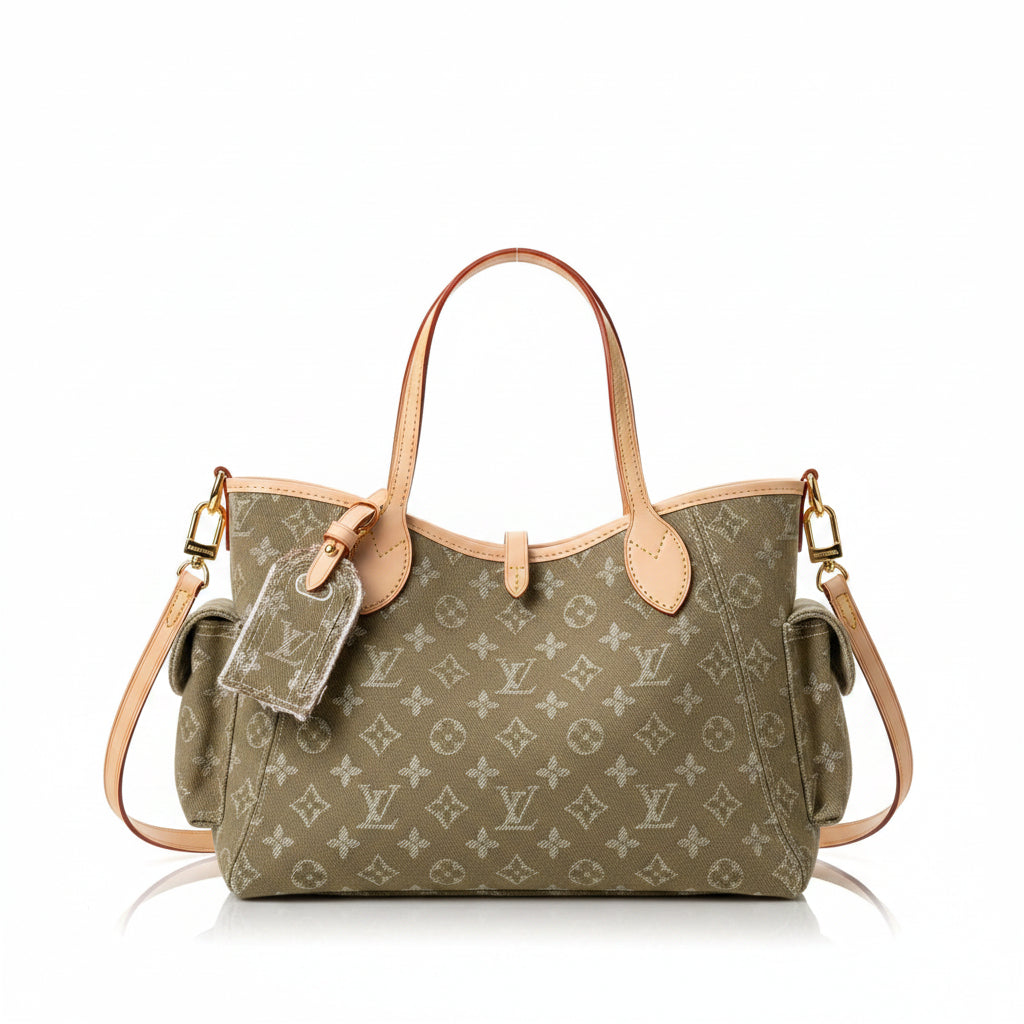 LV CarryAll Cargo PM – Khaki Denim