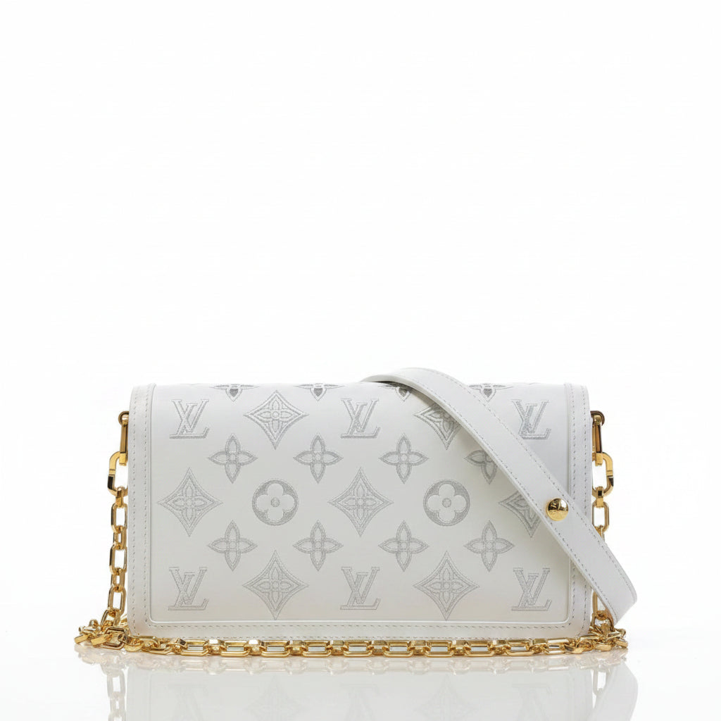 LV Dauphine East West Bag – White