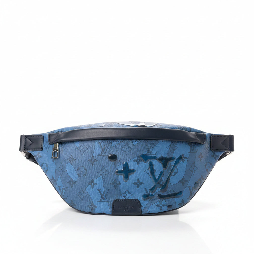 LV Discovery Bumbag – Monogram Aquagarden Blue