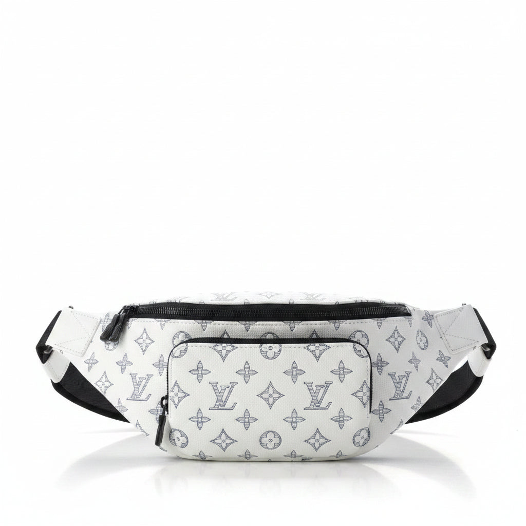 LV Rush Bumbag – White/Navy