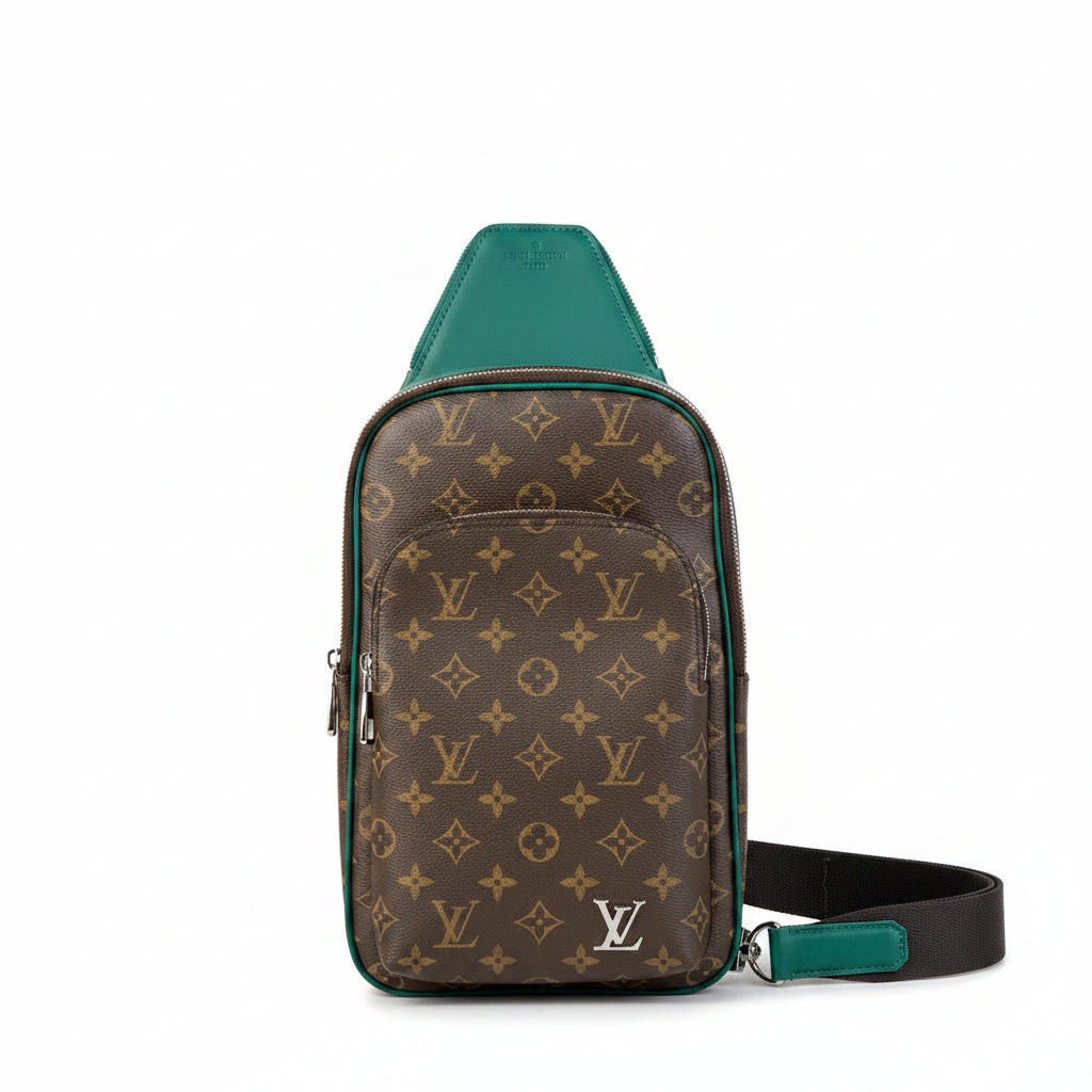 LV Avenue Sling Bag – Monogram Macassar Green