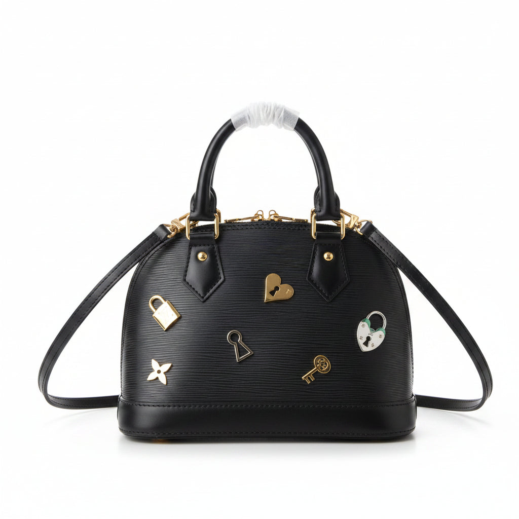 LV Alma BB Love Lock – Black