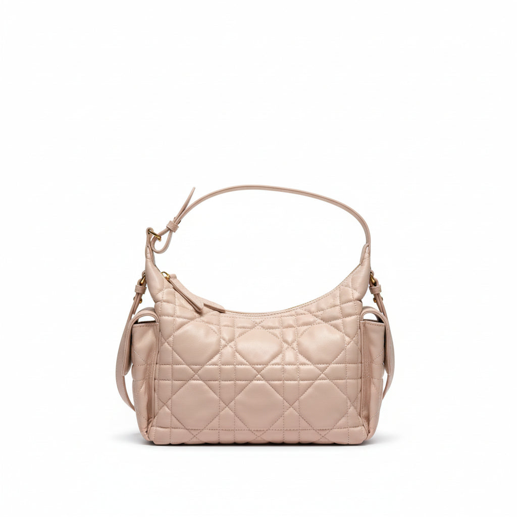 D-Dream Bag Powder Pink Lambskin Tote