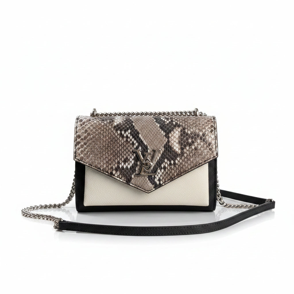 LV MyLockme BB – Snakeskin Flap