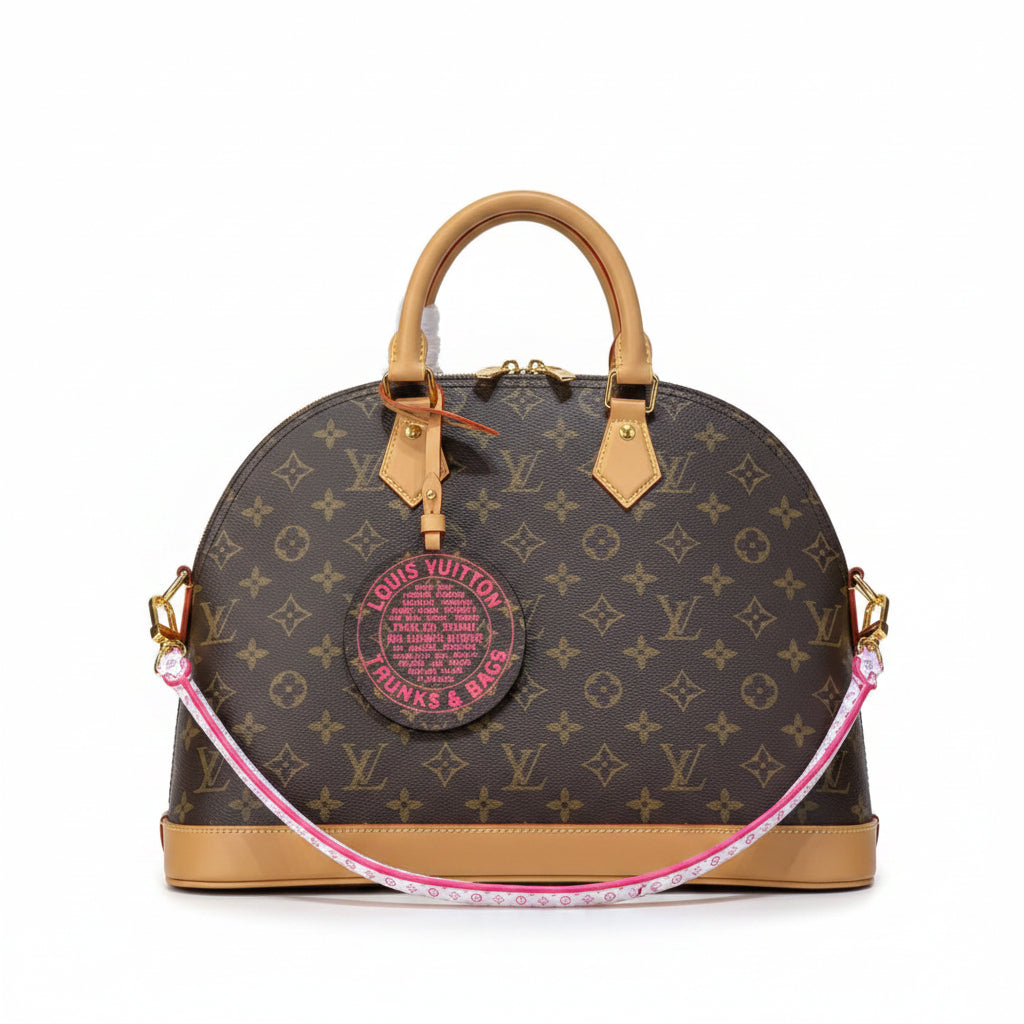 LV Alma MM Paris À Vélo – Pink