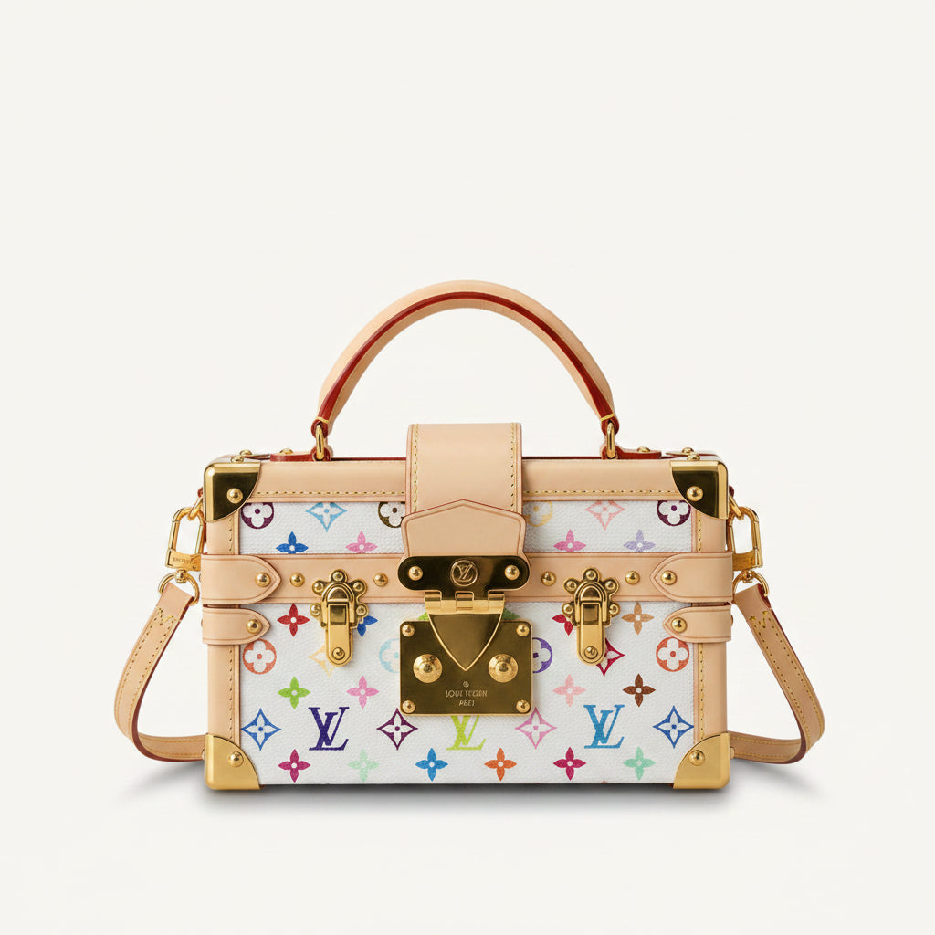LV x TM Petite Malle – White Multicolor