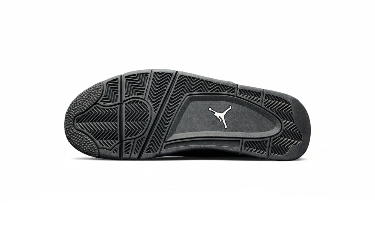 Nike Air Jordan 4 RM Black – Suede & Mesh Low-Top Sneakers