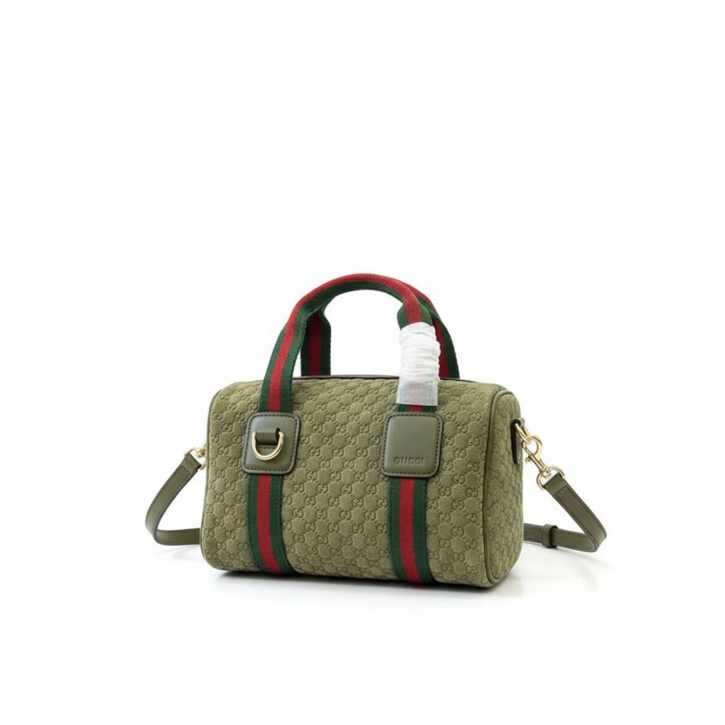 Gucci Mini GG Handbag Green Suede