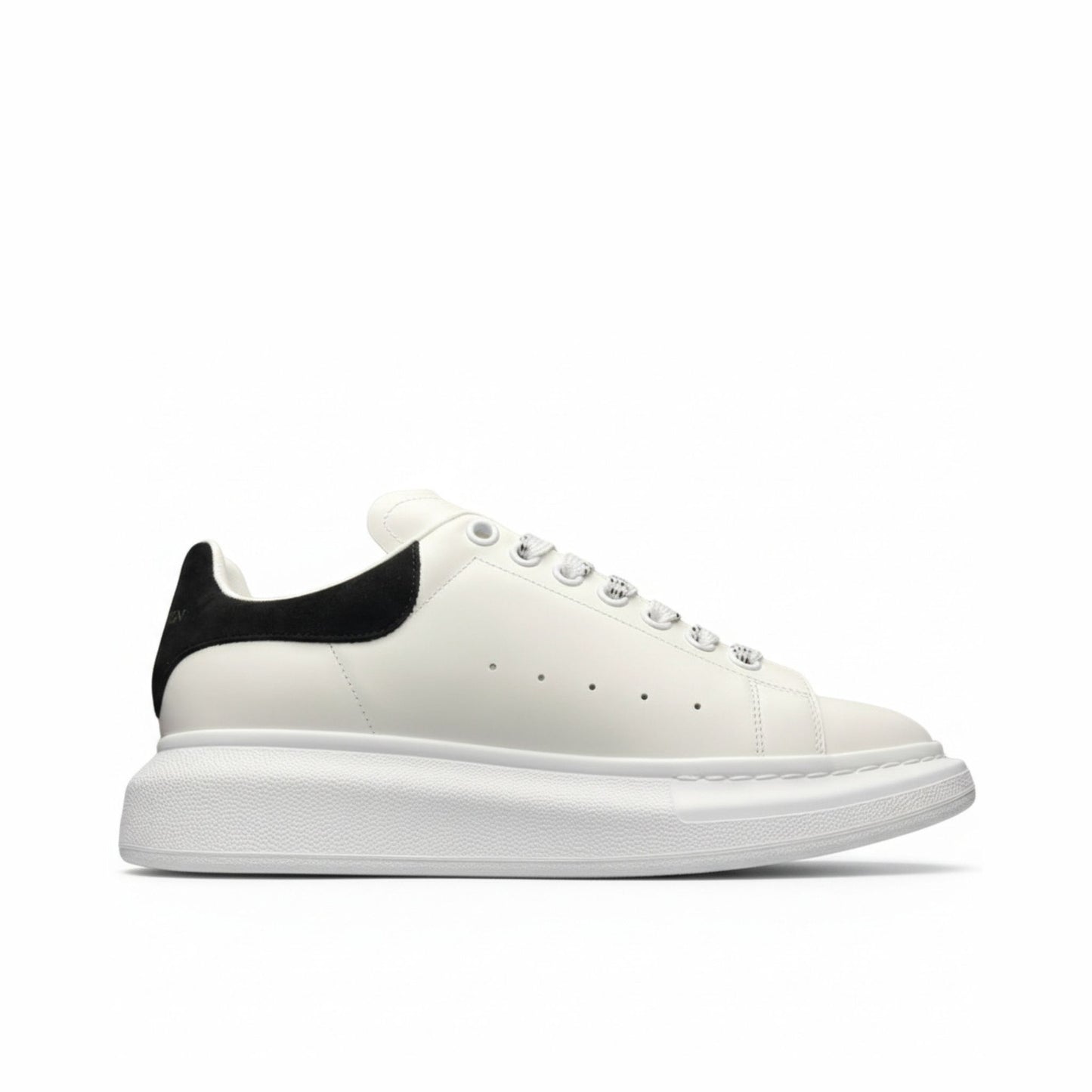 McQueen Monochrome Platform Trainers in White