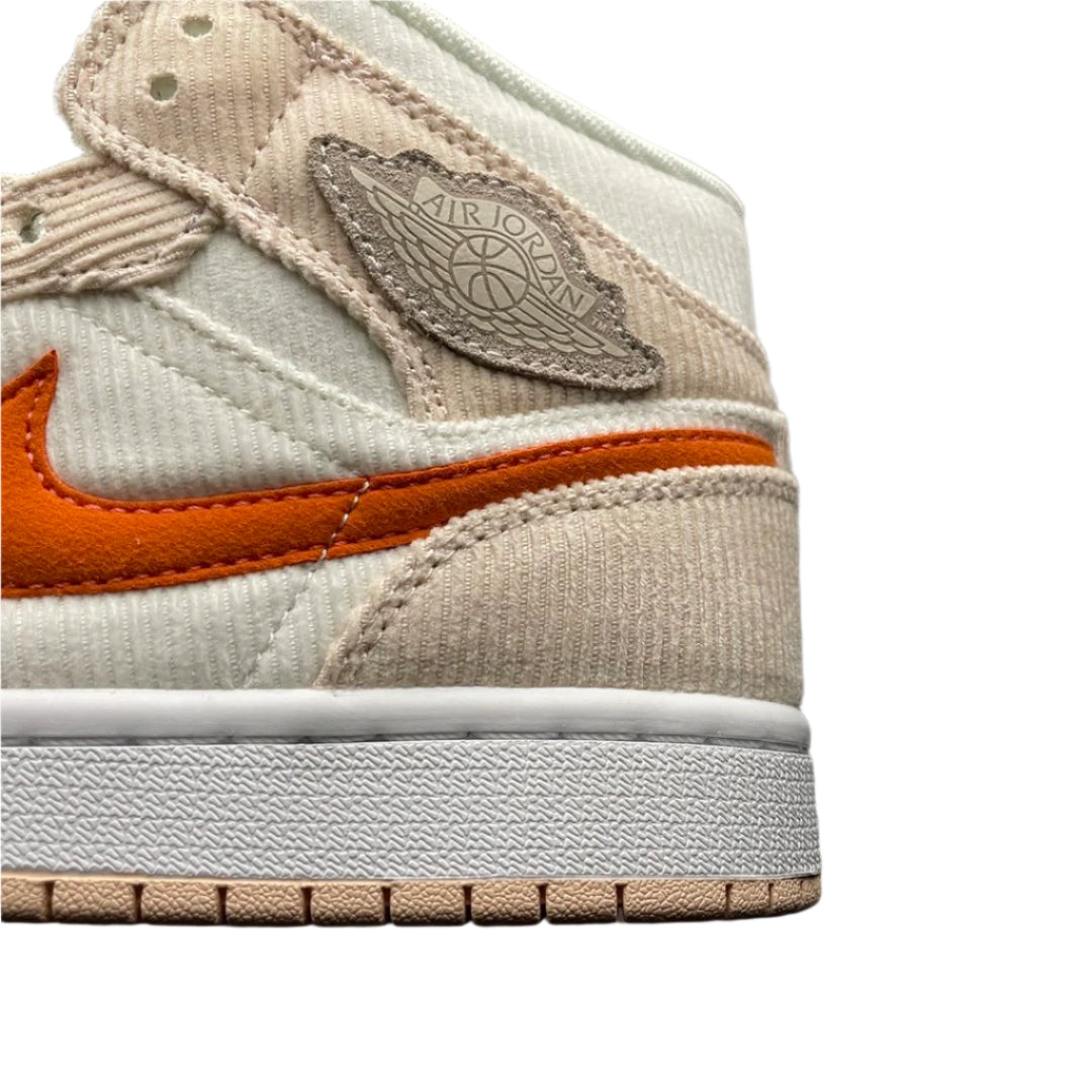 Air Jordan 1 Mid SE Corduroy Sail