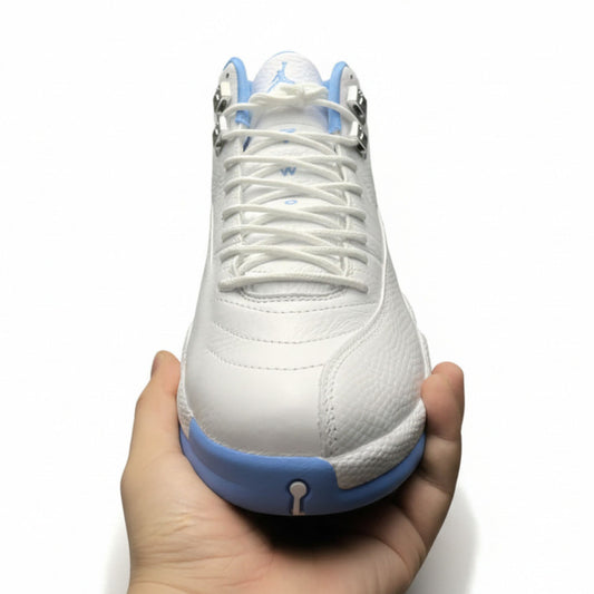 Nike Air Jordan 12 Retro Melo – Men’s Basketball Sneakers White/Blue