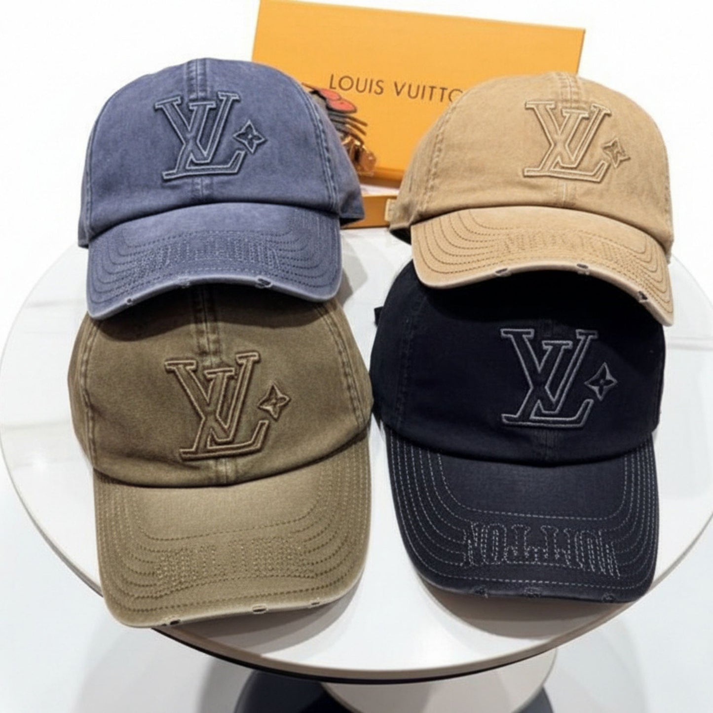 Louis Vuitton LV Denim Washed / LV Smash Baseball Caps