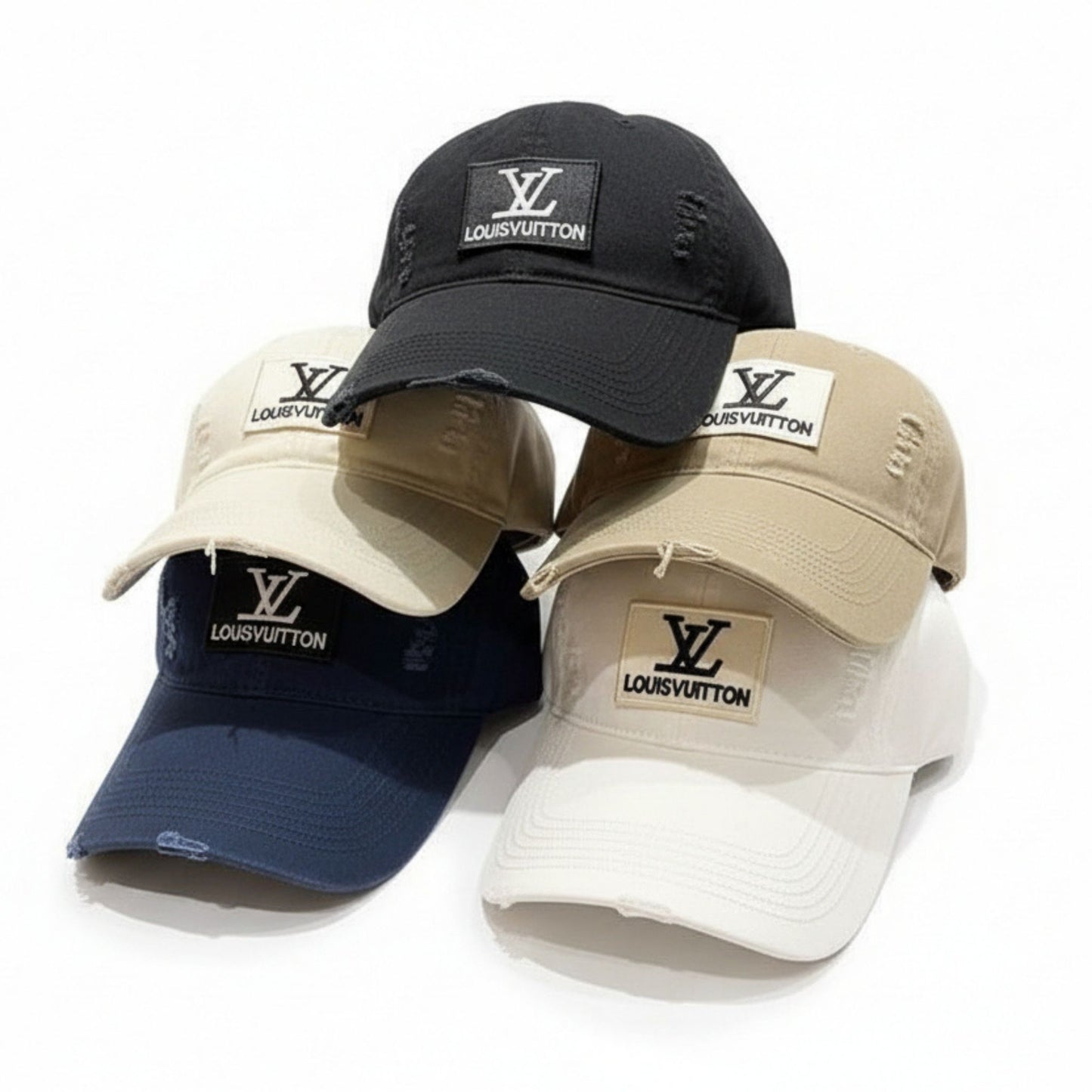 Louis Vuitton-Style Fashion Baseball Caps