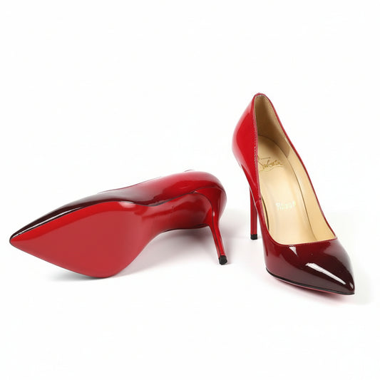 Louboutin Patent Leather Pumps Red
