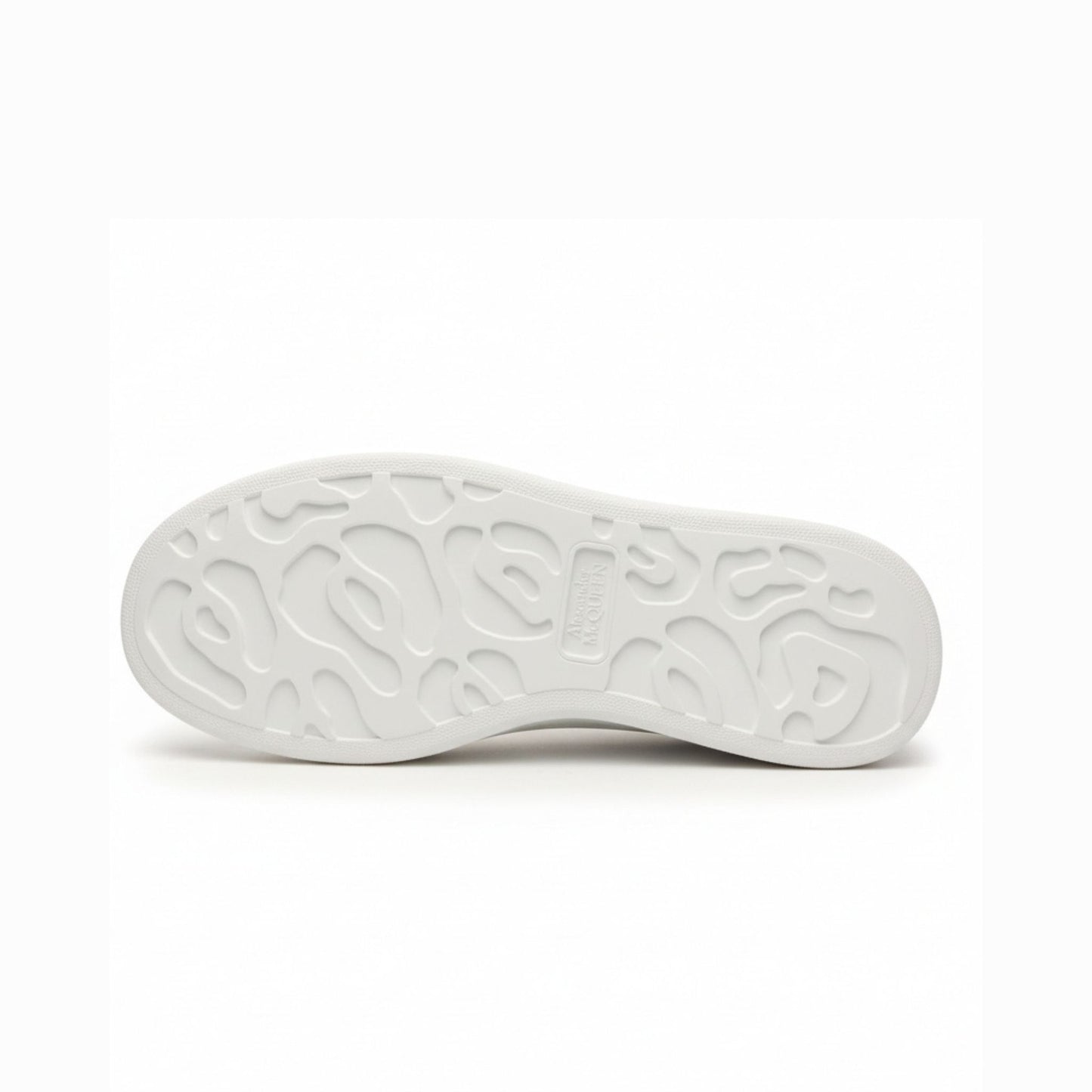 Alexander McQueen White – Black Outline Sneakers