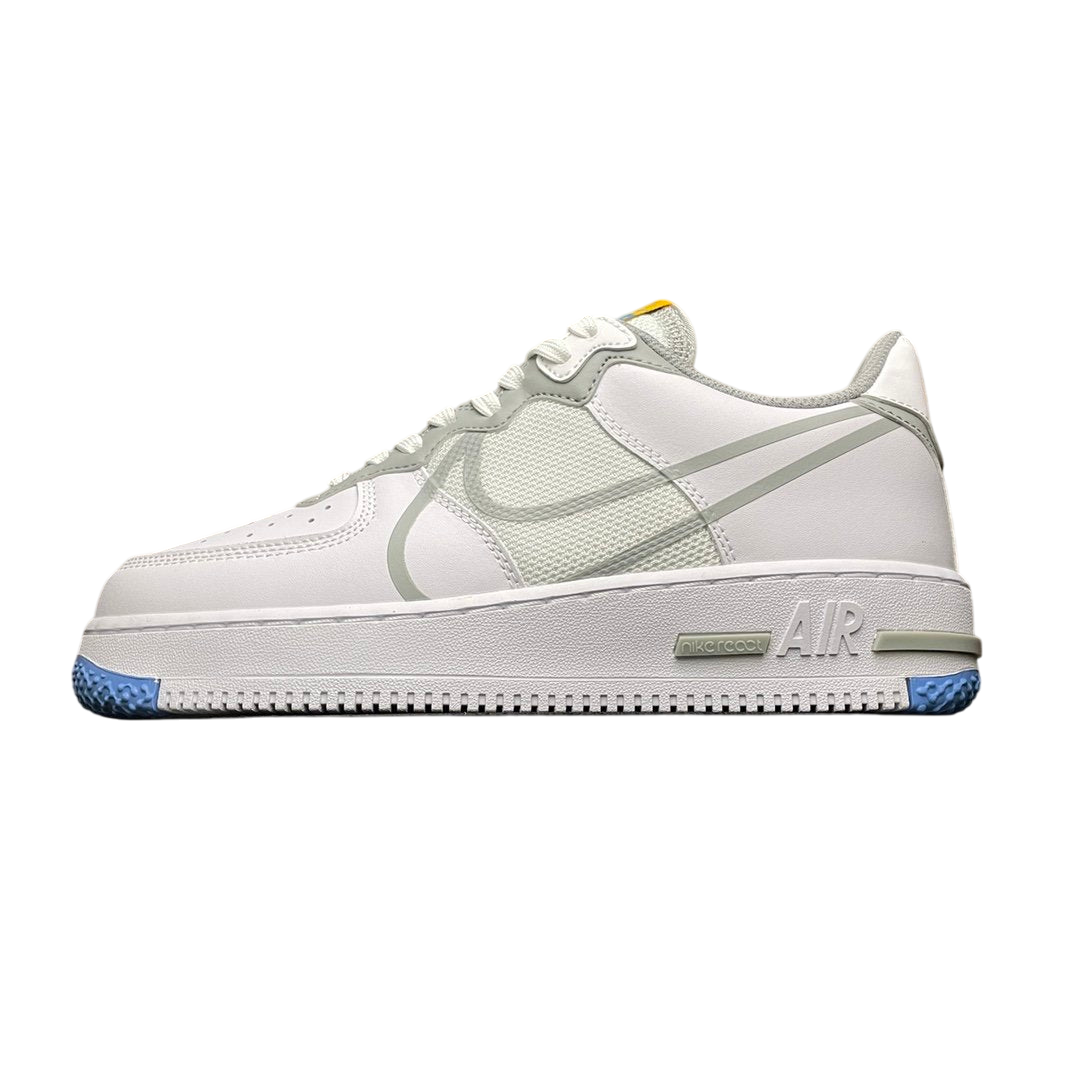 Nike Air Force 1 React SU White Light Smoke Grey (GS)