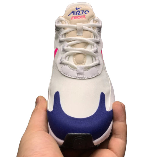 WMNS Nike Air Max 270 React 'White Pink Blue'
