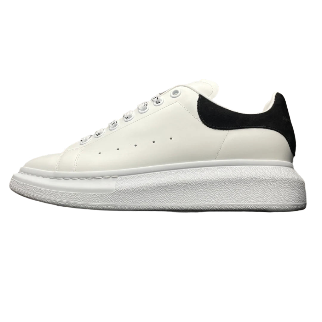 McQueen Monochrome Platform Trainers in White