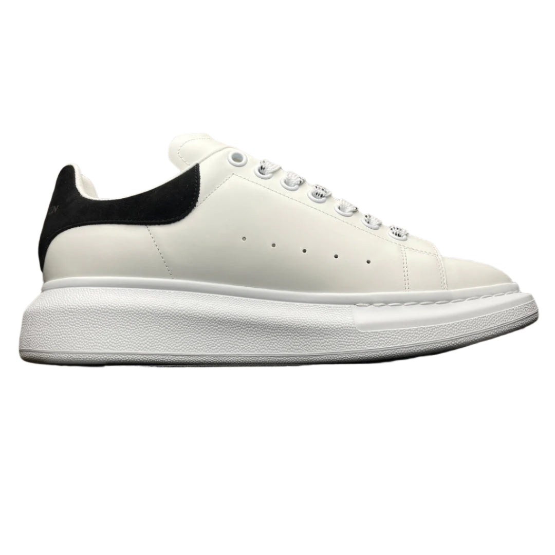 McQueen Monochrome Platform Trainers in White
