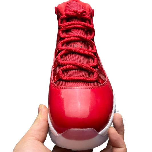 Nike Air Jordan 11 High “Win Like ’96” Red – Premium Leather Basketball Sneakers