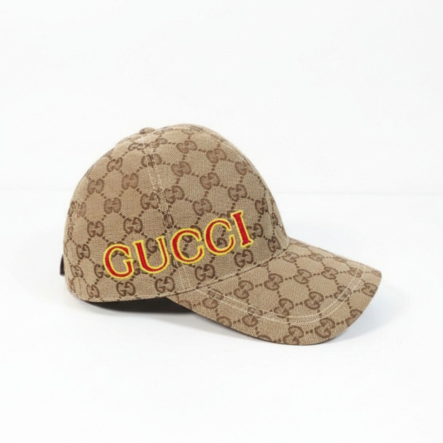 Gucci Beige GG Canvas Baseball Cap