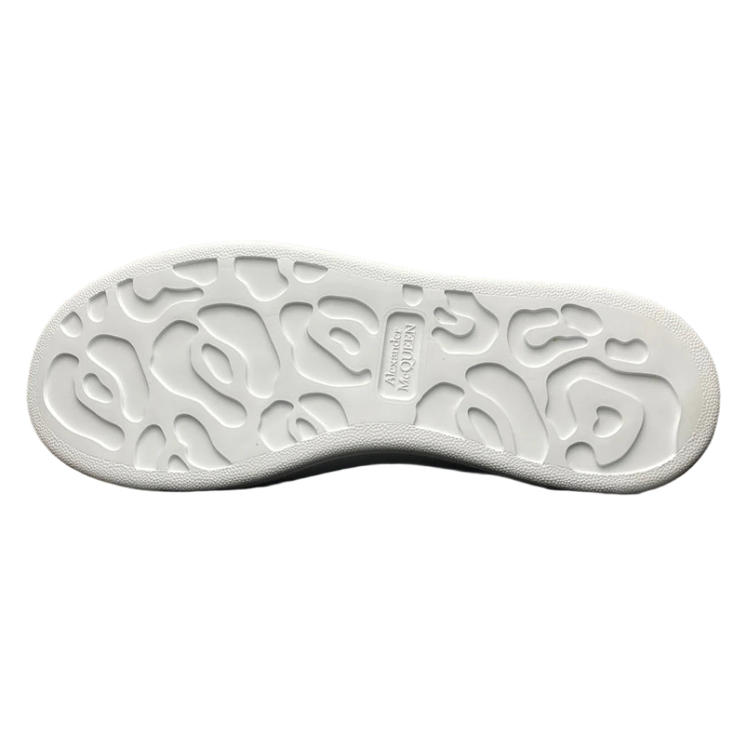 McQueen Monochrome Platform Trainers in White