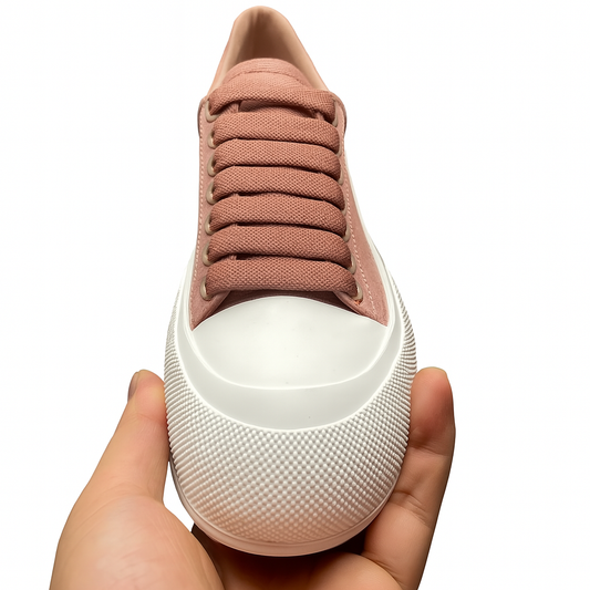 Alexander McQueen Deck Lace-Up Plimsoll Magnolia – Women’s Designer Sneaker