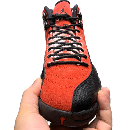 Nike Air Jordan 12 Retro "Reverse Flu Game" – Suede Basketball Shoes