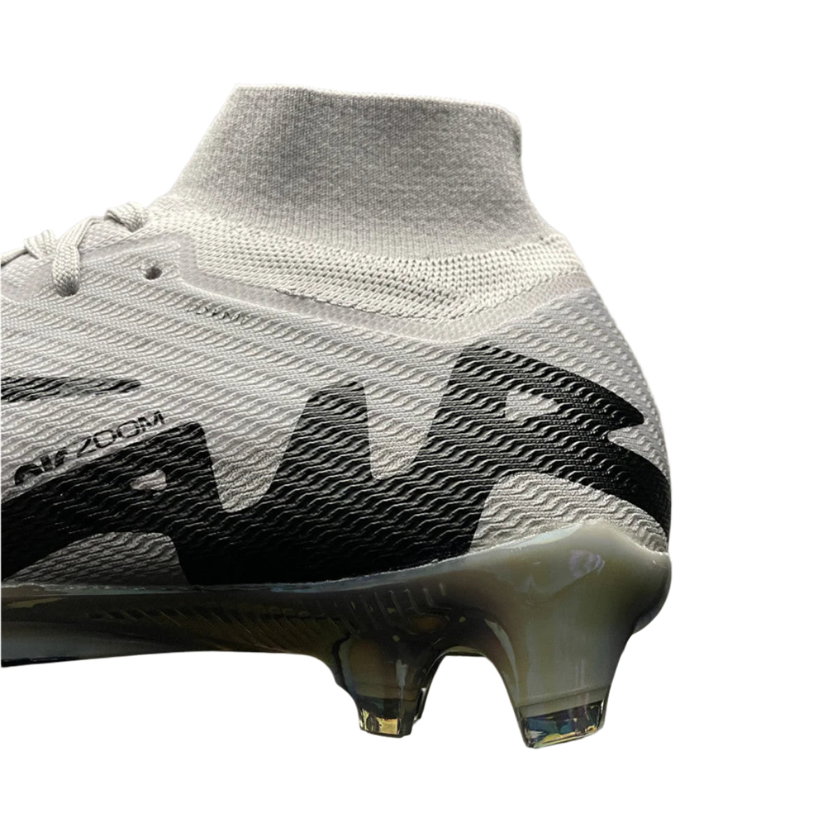 Nike Zoom Mercurial Superfly 9 Elite FG – Gray Black Soccer Cleats