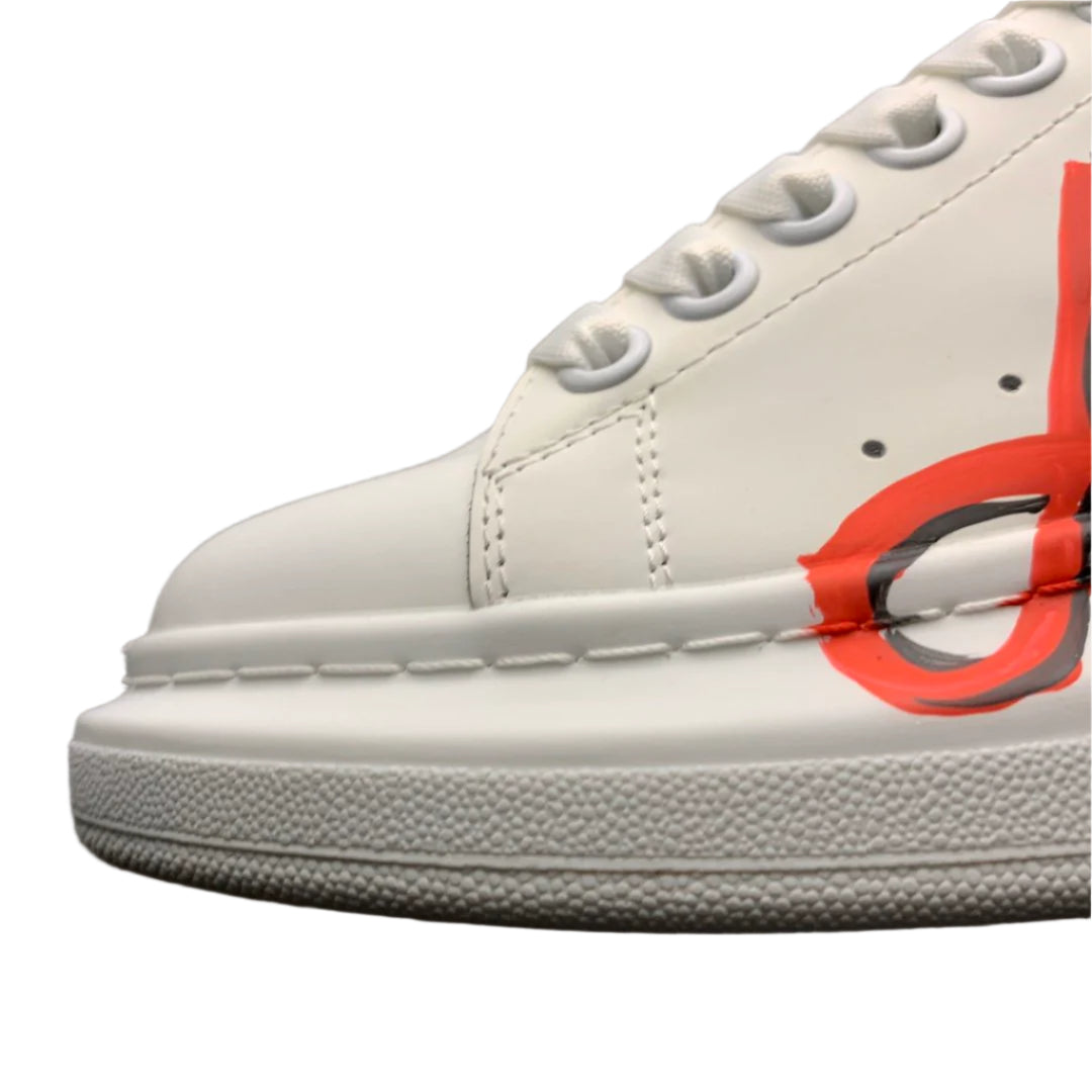 Alexander McQueen White Designer Sneakers