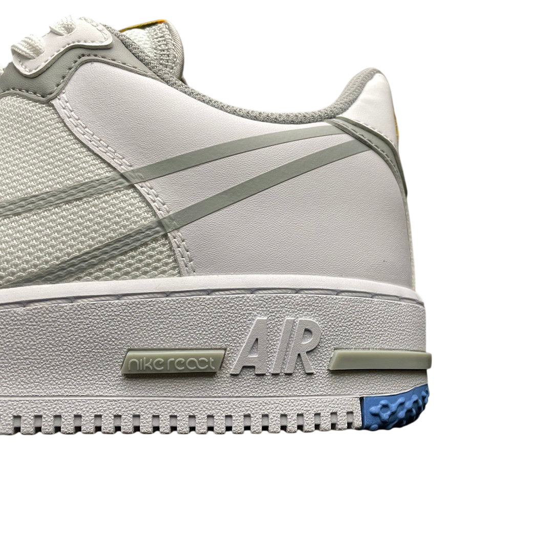 Nike Air Force 1 React SU White Light Smoke Grey (GS)