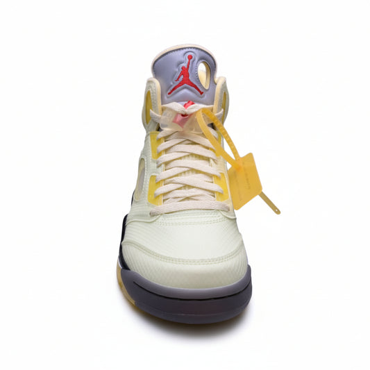 Off-White x Air Jordan 5 Retro SP “Sail”