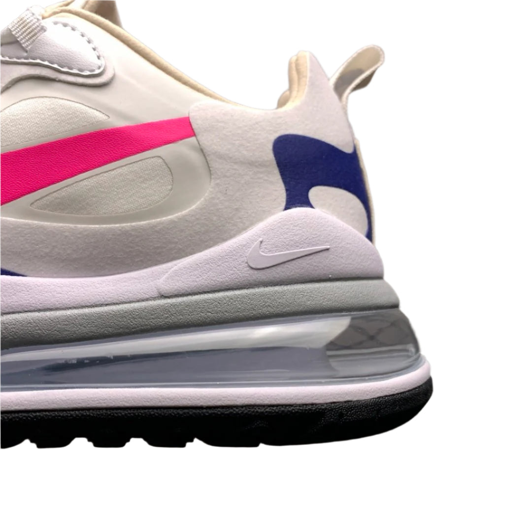 WMNS Nike Air Max 270 React 'White Pink Blue'