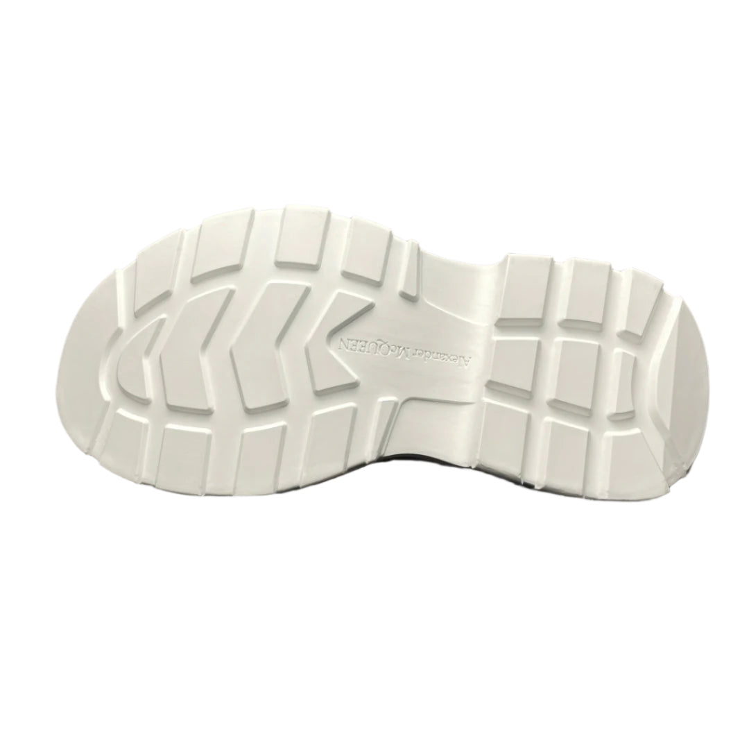 Alexander McQueen Tread Slick Low Top Sneakers Ivory Pink/White