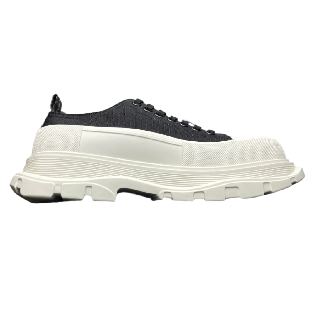 McQueen Chunky Sole Lace-Up Leather Sneakers
