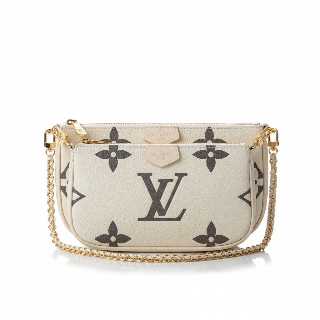 Multi Pochette Accessoires Empreinte Bicolor Bag – Giant Monogram