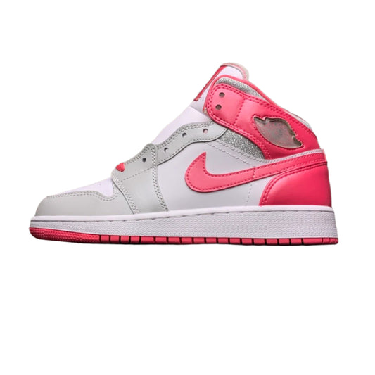 Air Jordan 1 Mid GS 'Platinum Pink White'
