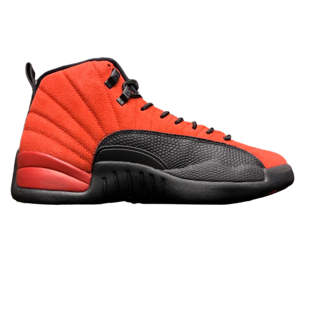 Nike Air Jordan 12 Retro "Reverse Flu Game" – Suede Basketball Shoes