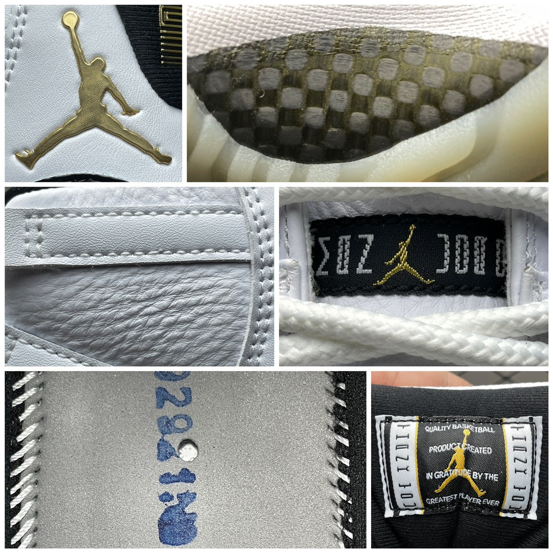 Nike Air Jordan 11 Retro “Concord” – Iconic Leather High-Top Basketball Sneakers