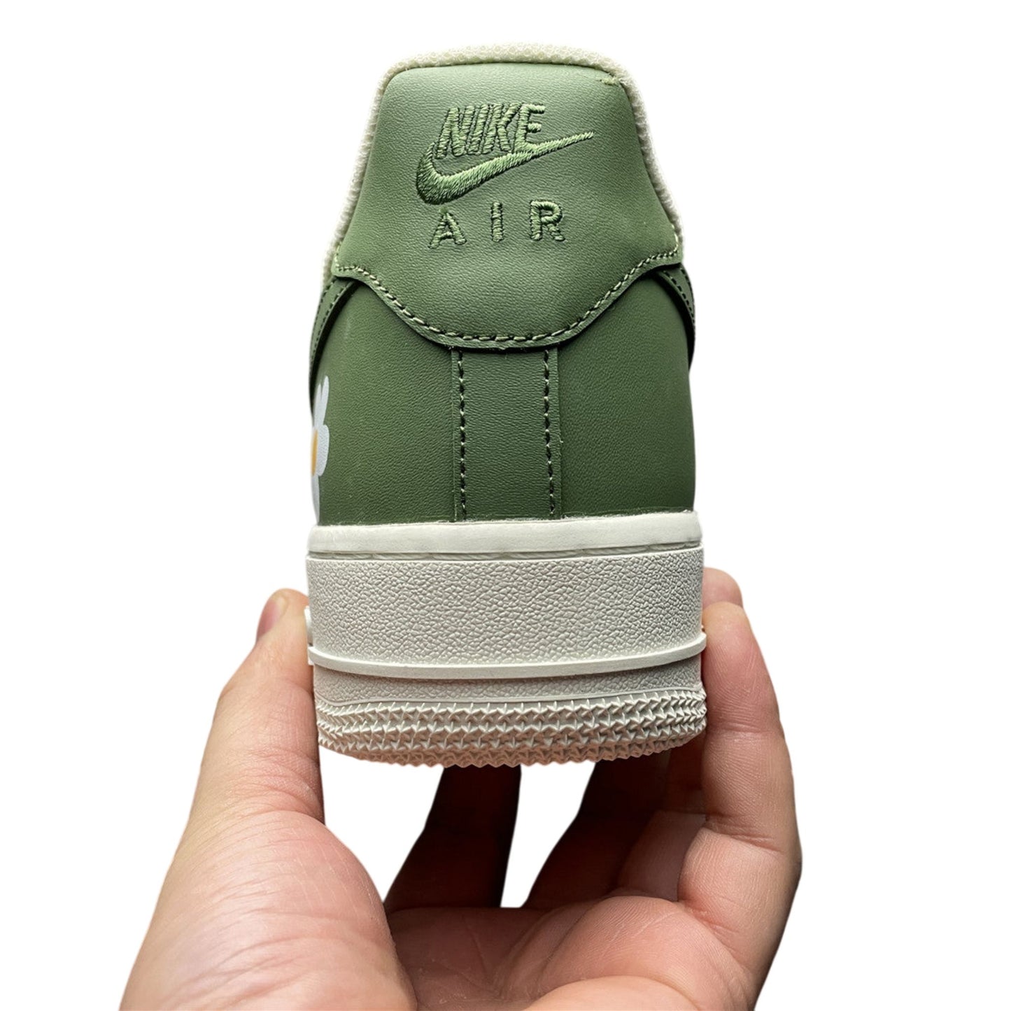 Custom Nike Air Force 1 Light Green Love Anime