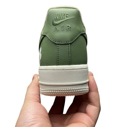Custom Nike Air Force 1 Light Green Love Anime