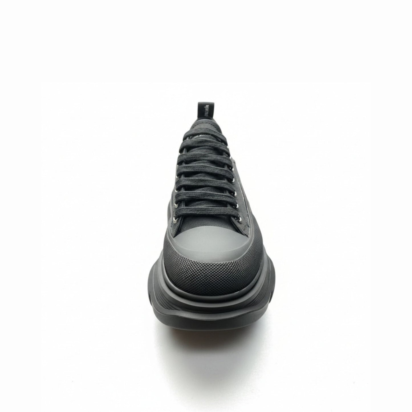 Alexander McQueen Tread Slick Low Lace Up Sneakers Black