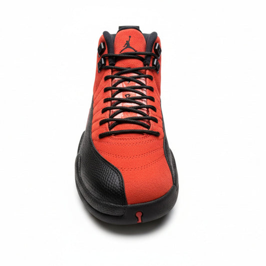 Nike Air Jordan 12 Retro "Reverse Flu Game" – Suede Basketball Shoes