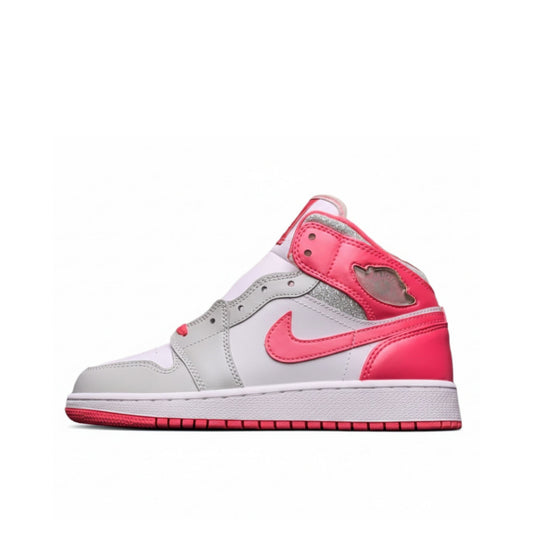 Air Jordan 1 Mid GS 'Platinum Pink White'