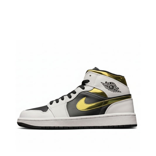 Air Jordan 1 Mid GS “White Gold”